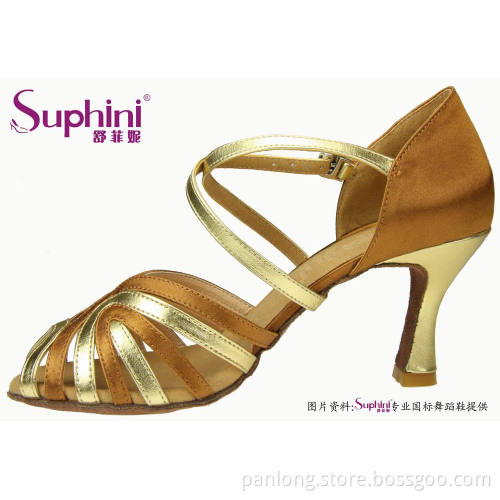 2015 Muti-color Latin Salsa Dance Shoes PU Dance Shoes